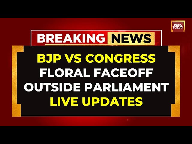 ⁣Winter Session LIVE Updates: Another Day Of Opposition-Protest, Floral Faceoff Outside Parliament