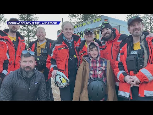 ⁣Drones used to rescue lost 10-year-old in Douglas County