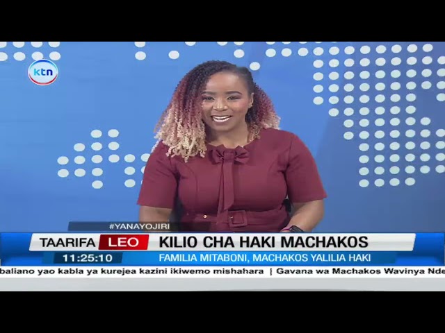 ⁣Familia moja Machakos yalilia haki baada ya kumpoteza mwenzao kwa njia tata