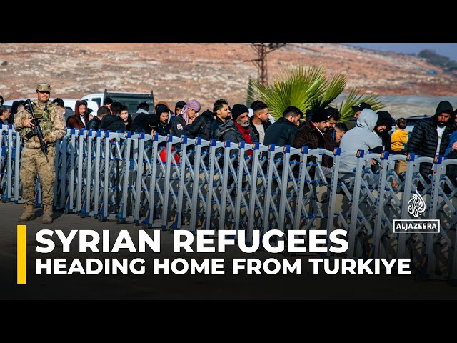 ⁣Forcibly displaced Syrians head home from Turkiye after the fall of Bashar al-Assad