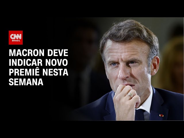 ⁣Macron deve indicar novo premiê nesta semana | CNN NOVO DIA