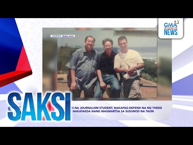 ⁣Saksi: (Recap) 63-anyos na journalism student, nakapag-defend na ng... (Aired on December 10, 2024)