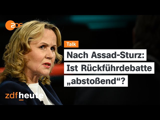 ⁣Asyl-Debatte: Können geflüchtete Syrer jetzt wieder zurück? | Markus Lanz vom 10. Dezember 2024