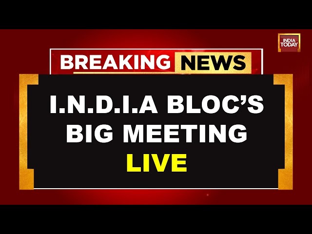 ⁣'INDIA' Bloc Meeting Over No-Trust Motion LIVE | Kharge Slams VP Dhankhar | 'INDIA�