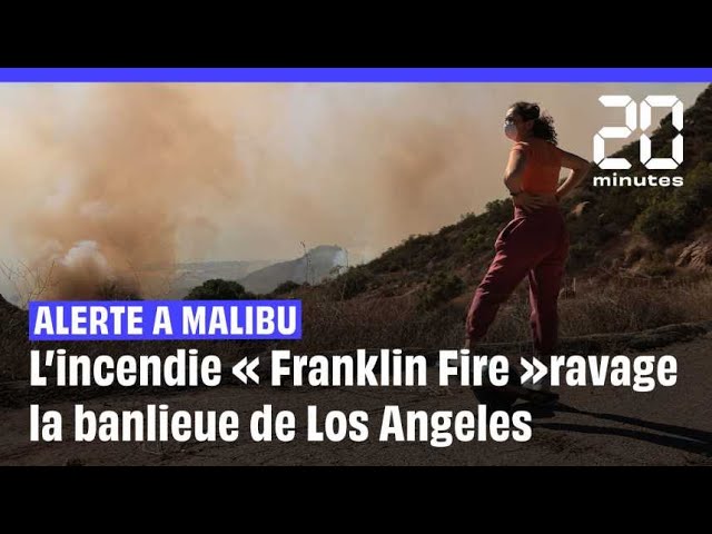 ⁣Etats-Unis : un vaste incendie ravage la banlieue de Los Angeles