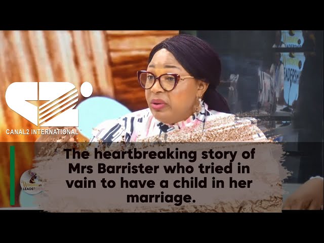 ⁣The heartbreaking story of Mrs Barrister who tried in vain to have a child in her marriage.