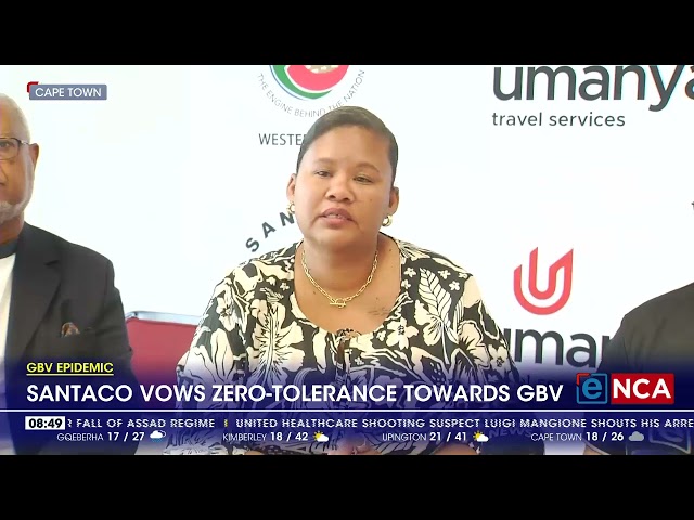 ⁣SANTACO vows zero-tolerance towards GBV