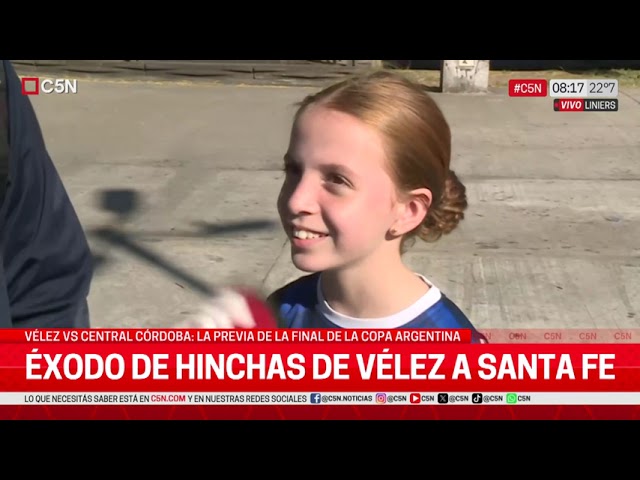 ⁣ÉXODO de HINCHAS de VÉLEZ a SANTIAGO del ESTERO: JUGARÁN la FINAL de la COPA ARGENTINA