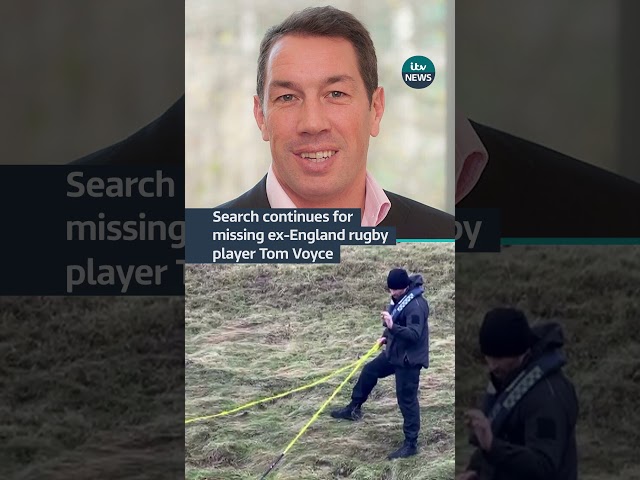 ⁣Searches are continuing for Tom Voyce who is believed to have died during Storm Darragh #itvnews