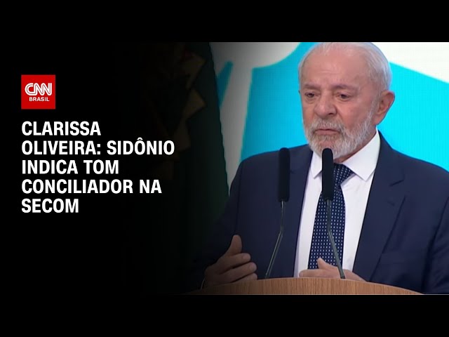 ⁣Clarissa Oliveira: Sidônio indica tom conciliador na Secom | LIVE CNN