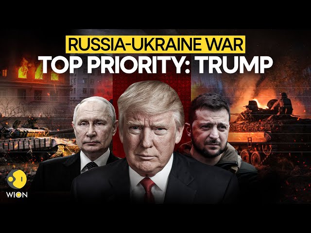 ⁣Russia-Ukraine War To End Soon? Donald Trump Calls For IMMEDIATE Ceasefire In Ukraine | WION LIVE