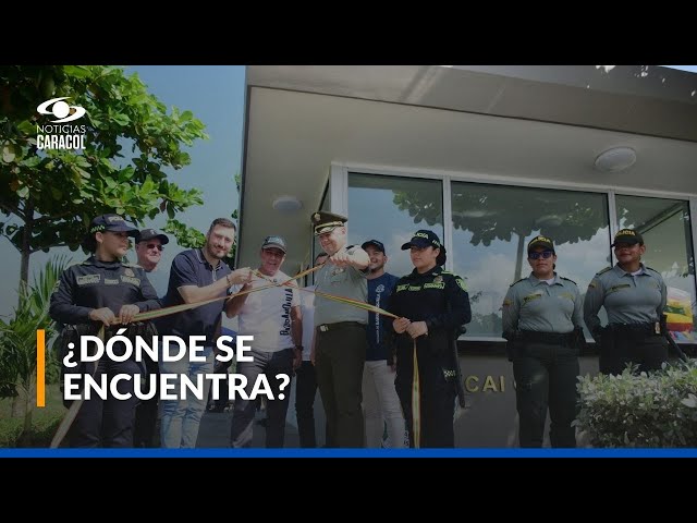 ⁣Autoridades refuerzan la seguridad en Barranquilla con habilitación de un CAI en sitio turístico