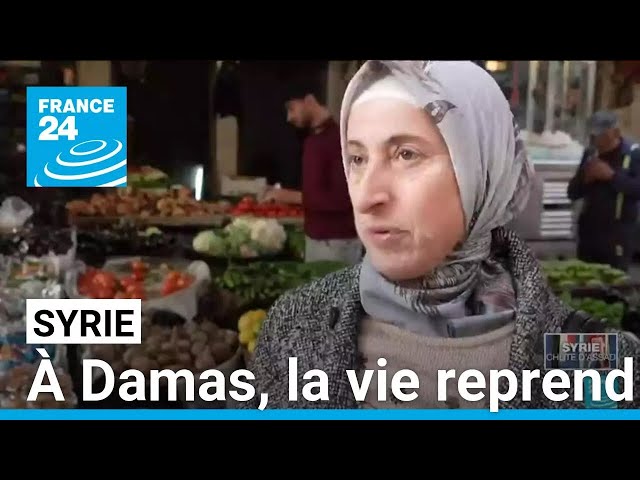 ⁣Syrie : à Damas, la vie reprend sans Bachar al-Assad • FRANCE 24