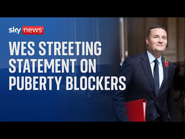 ⁣Watch Live: Wes Streeting statement on puberty blockers