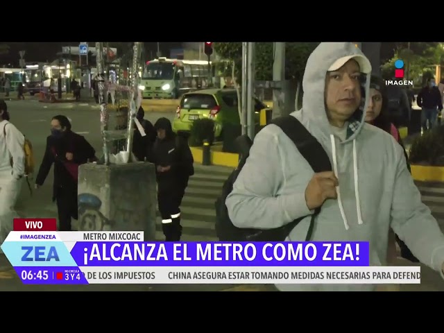 ⁣Metro CDMX: Así el panorama esta mañana en la estación Mixcoac | Noticias con Francisco Zea