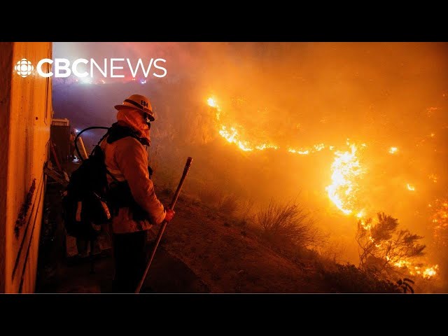 ⁣Malibu wildfire remained uncontained, but winds are calming, authorities say