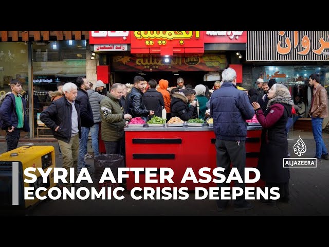 ⁣Syria's economic crisis deepens post-Assad as citizens struggle despite celebrating his fall