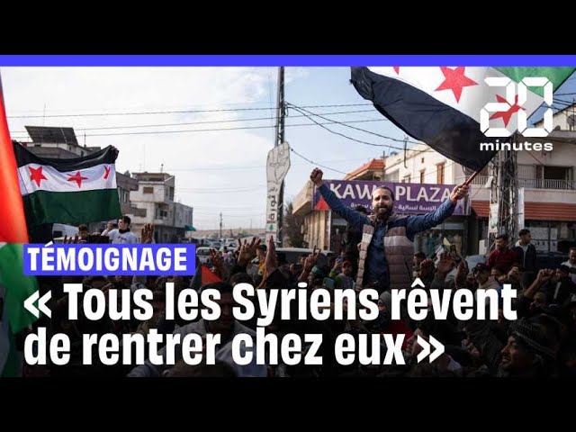 ⁣Témoignage : « Tous les Syriens rêvent de rentrer chez eux » après la chute de Bachar al-Assad