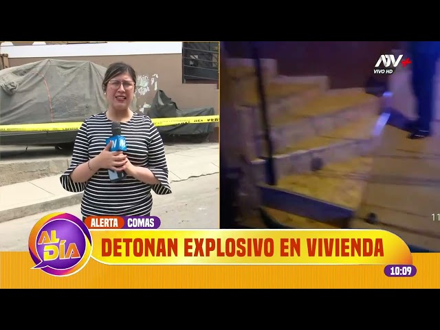 ⁣Comas: Extorsionadores detonan explosivo en vivienda