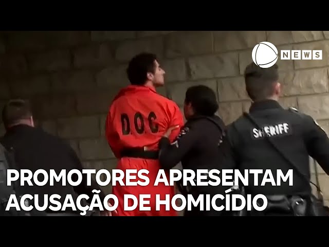 ⁣Promotores apresentam acusação de homicídio contra Luigi Mangione