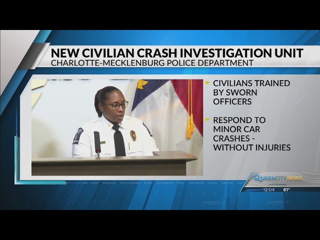 ⁣CMPD launching new Civilian Crash Investigation Unit