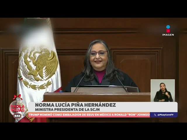 ⁣Norma Piña se pronuncia sobre la reforma judicial en su último informe de actividades | DPC