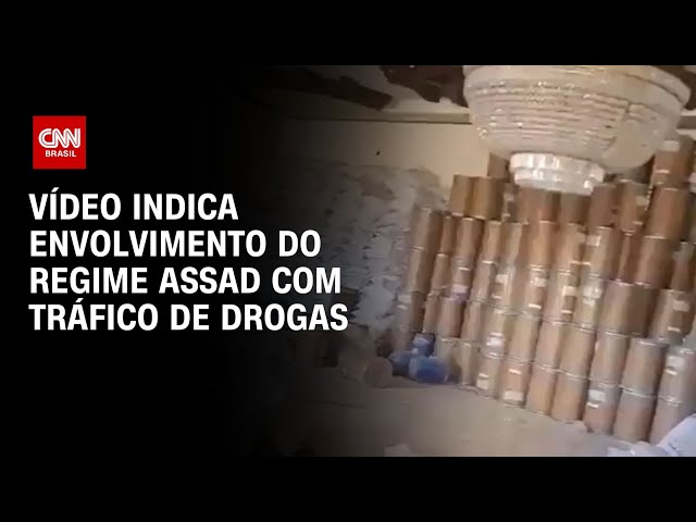 ⁣Vídeo indica envolvimento do regime Assad com tráfico de drogas | CNN Brasil