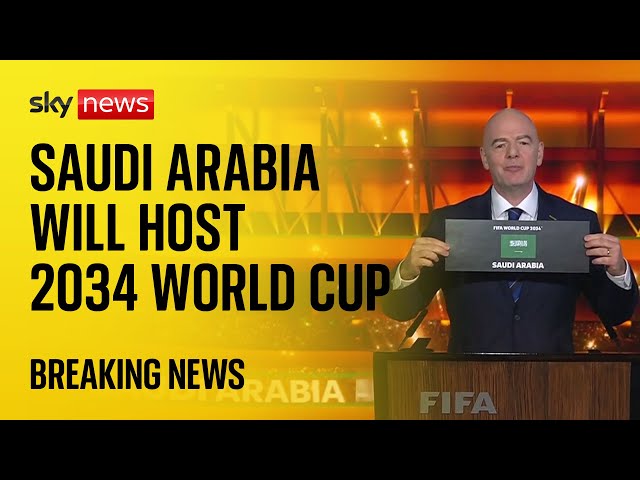 ⁣BREAKING: Saudi Arabia confirmed as hosts for 2034 World Cup