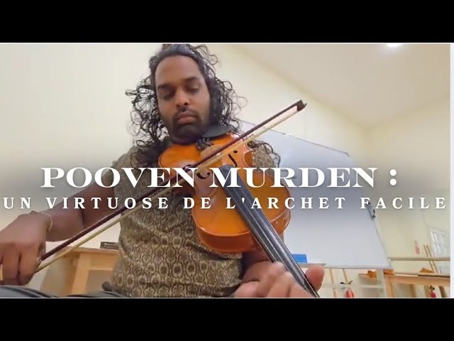 ⁣À la rencontre de Pooven Murden, maître du violon karnatique