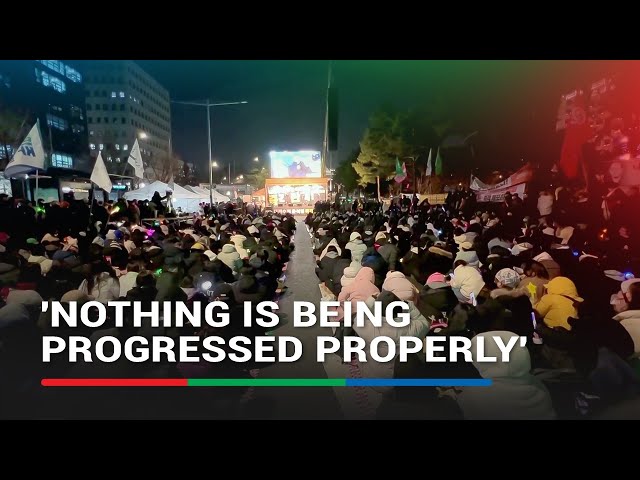 ⁣South Koreans carry on Yoon impeachments protests