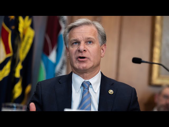 ⁣Christopher Wray stepping down as FBI director