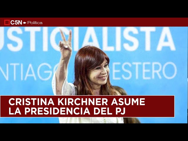 ⁣CRISTINA KIRCHNER asume la PRESIDENCIA del PJ con el objetivo de ORDENAR al PERONISMO