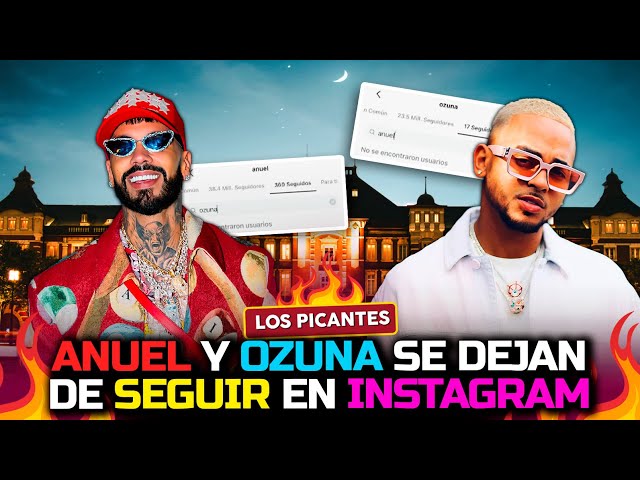 ⁣Anuel y Ozuna se dejan de seguir en Instagram, ¿qué fue lo que pasó? | Vive el Espectáculo