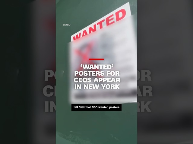 ⁣‘Wanted’ posters for CEOs appear in New York