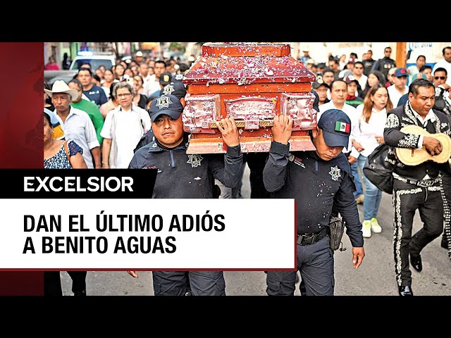 ⁣Despiden en Zongolica a Benito Aguas, diputado del Verde asesinado en Veracruz