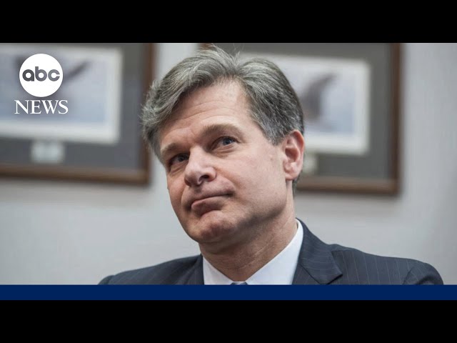 ⁣FBI Director Chris Wray resigning amid pressure from Trump