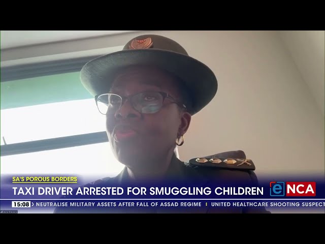 ⁣Taxi driver arrested for smuggling children into SA