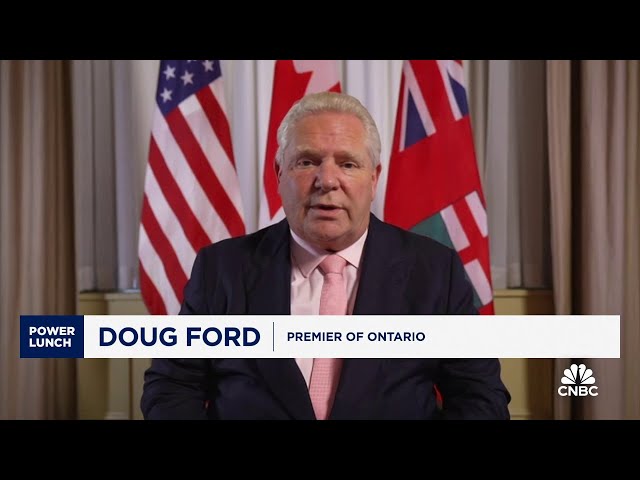 ⁣Ontario Premier Doug Ford on Trump's proposed tariffs on Canada