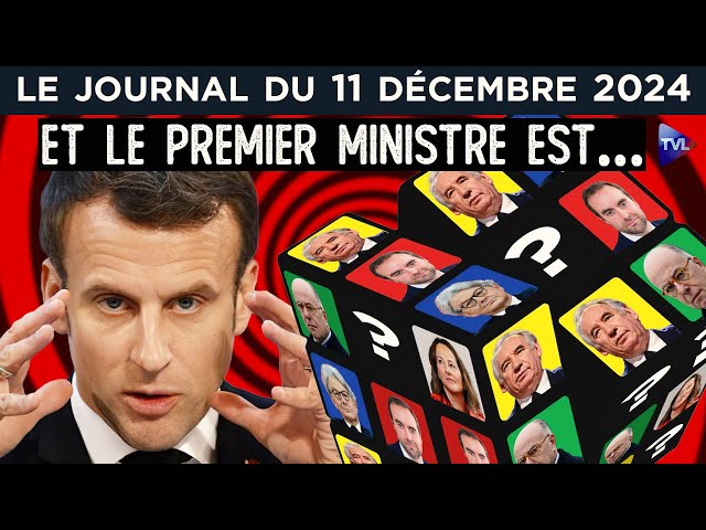 ⁣Macron, perdu, cherche Premier ministre - JT du mercredi 11 décembre 2024