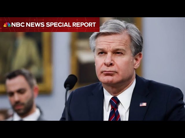 ⁣BREAKING: Christopher Wray plans to resign as FBI director ahead of Trump inauguration