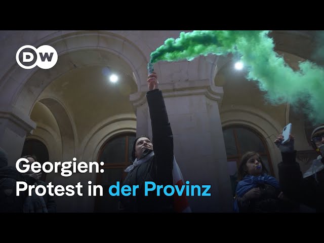 ⁣Georgien: Der zähe Protest in der Provinz | DW Nachrichten