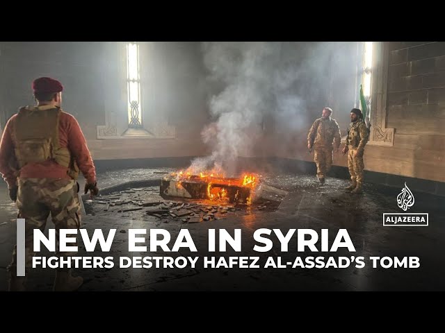 ⁣New era in Syria: Opposition fighters destroy Hafez al-Assad’s tomb, vows security and stability