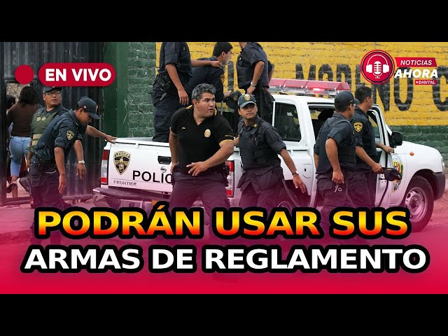 ⁣ Policías no podrán ser detenidos por usar sus armas de forma reglamentaria