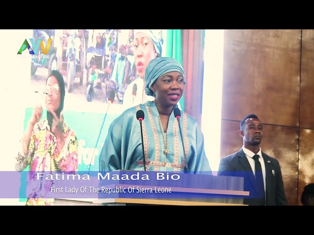 ⁣Sierra Leone's First Lady Dr. Fatima Maada Bio, at the National Salone Civil Festival 2024