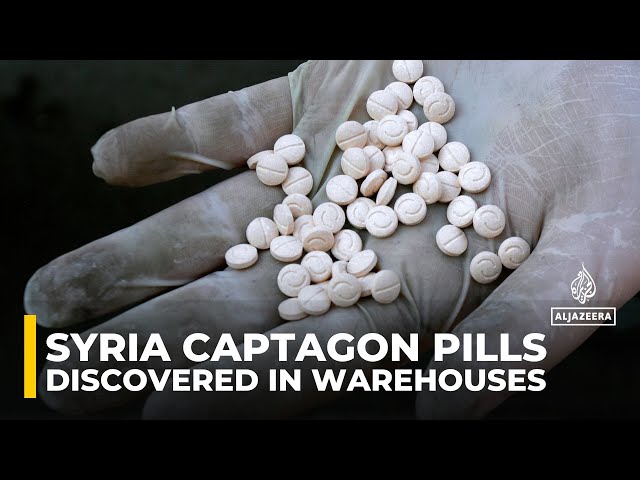 ⁣Millions of Captagon pills have been discovered in warehouses across Syria after toppling of regime