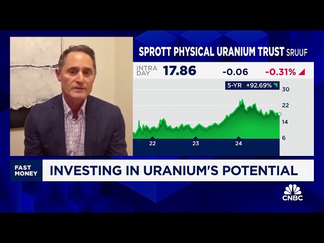 ⁣Uranium miners well positioned to benefit from growing demand, says Sprott's John Ciampaglia