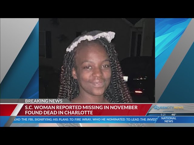 ⁣SC woman missing for weeks found dead in Charlotte