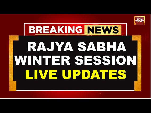 ⁣Rajya Sabha Winter Session Live: Parliament Winter Session Live  | kharge Vs Dhankar | India Today