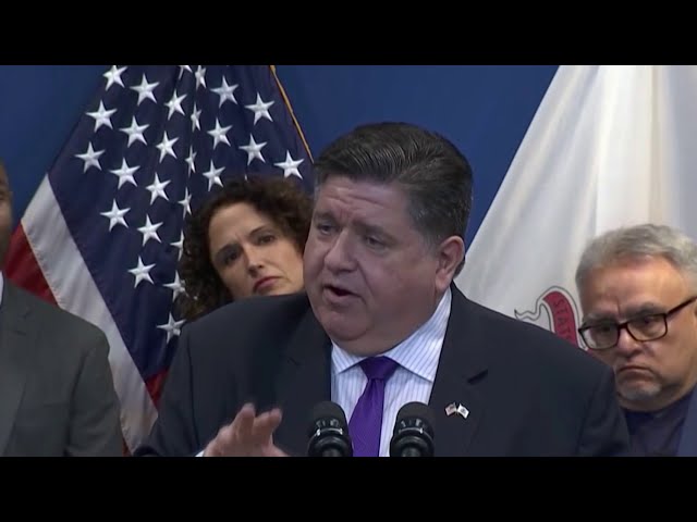 ⁣Pritzker REACTS to Trump's mass deportation plan