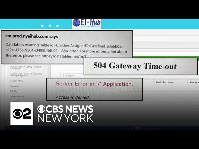 ⁣New York families still waiting on solution to Early Intervention hub problems